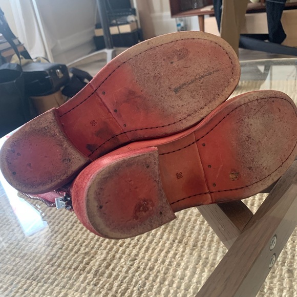 Guidi red leather zip boots - Picture 5 of 8